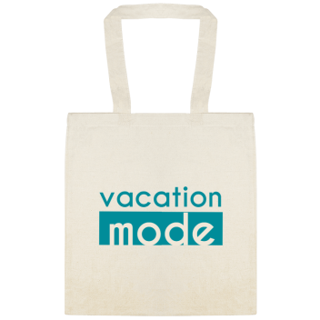 Seasonal Vacation Mode Custom Everyday Cotton Tote Bags Style 153963