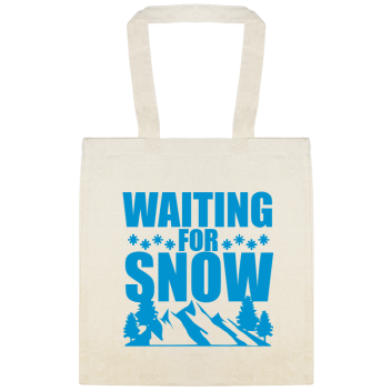 Waiting For Snow Custom Everyday Cotton Tote Bags Style 144067