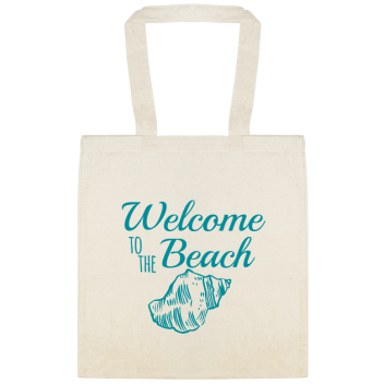 Parties & Events Welcome Beach To The Custom Everyday Cotton Tote Bags Style 151552
