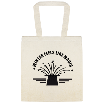 Winter Feels Like Magic Custom Everyday Cotton Tote Bags Style 144472