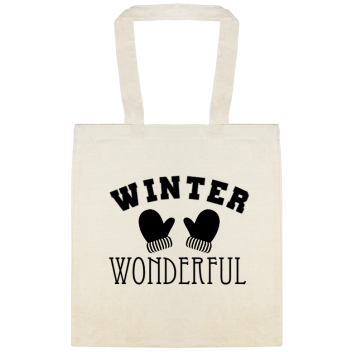 Winter Wonderful Custom Everyday Cotton Tote Bags Style 144693