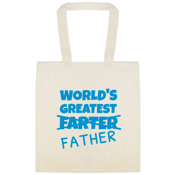 Worlds Greatest Farter Father Custom Everyday Cotton Tote Bags Style 152015
