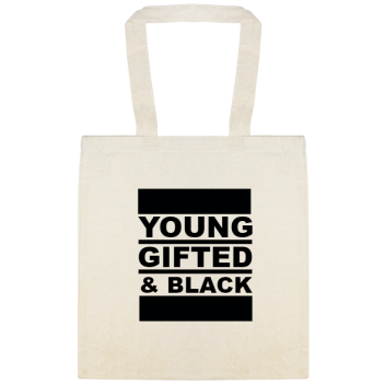 Young Gifted And Black Custom Everyday Cotton Tote Bags Style 147440