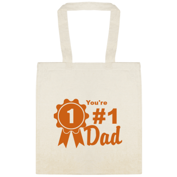 Holidays & Special Events Youre 1 Dad Custom Everyday Cotton Tote Bags Style 153152
