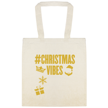 Christmas Vibes Custom Everyday Cotton Tote Bags Style 145894