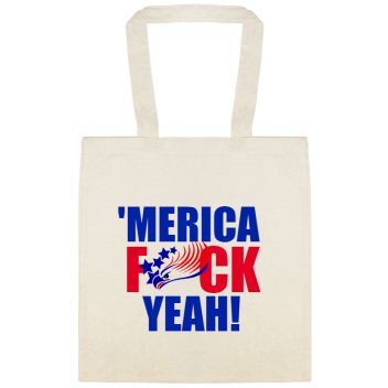 Holidays & Special Events Merica F Ck Yeah Custom Everyday Cotton Tote Bags Style 153436