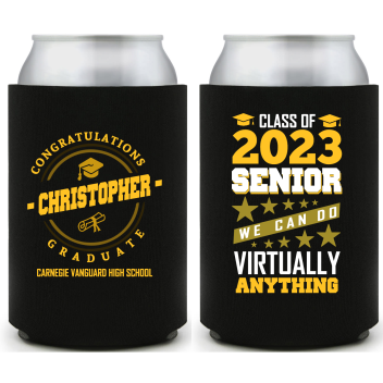 Class Of 2023 Senior We Can Do Virtually Anything Full Color Foam Collapsible Coolies Style 158833