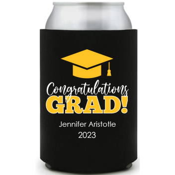 Congratulations Grad Full Color Foam Collapsible Coolies Style 158856