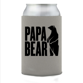 Full Color Foam Collapsible Can Coolers Father’s Day Papa Bear Style 136036