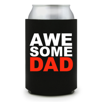 Full Color Foam Collapsible Can Coolers Father’s Day Awe Some Dad Style 136025