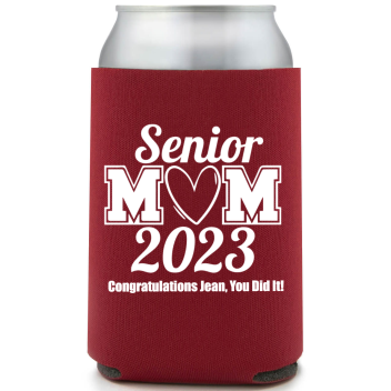 Senior Mom 2023 Full Color Foam Collapsible Coolies Style 158879