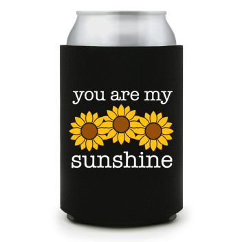 Full Color Foam Collapsible Can Coolers Summer You're My Sunshine Style 138229