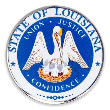 Louisiana Stock Lapel Pins