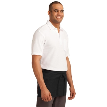 Port Authority Easy Care Waist Apron With Stain Release.