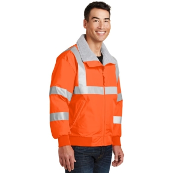 Port Authority Enhanced Visibility Challenger Jacket With Reflective Taping.