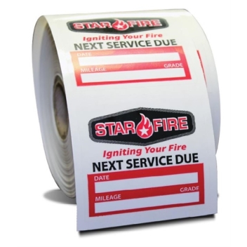 Roll Service Reminders 2" X 2 1/2"