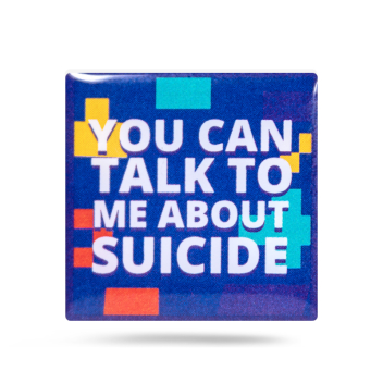 Suicide Awareness Talk Stock Lapel Pins