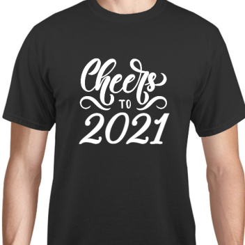 New Year 2021 Unisex Basic Tee T-shirts Style 127367