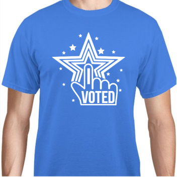 Political Voted Unisex Basic Tee T-shirts Style 111104