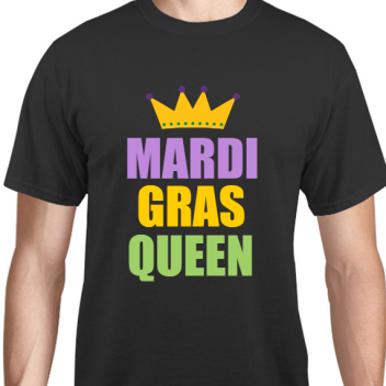 Holiday Mardi Gras Queen Unisex Basic Tee T-shirts Style 130281