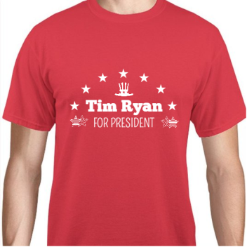 Tim Ryan For President Unisex Basic Tee T-shirts Style 111072