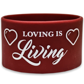 1.5 Inch Embossed Printed Wristbands
