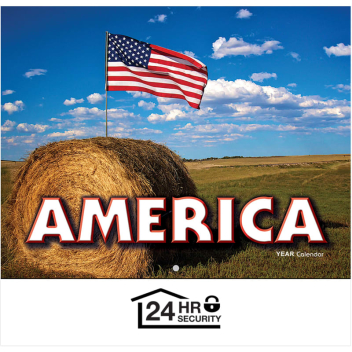 2024 America! Wall Calendar - Stapled