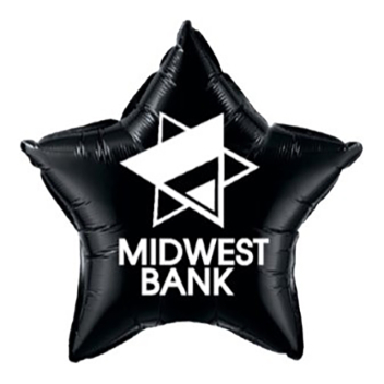 20 Inch Star Foil Balloons - 3 Imprint Colors