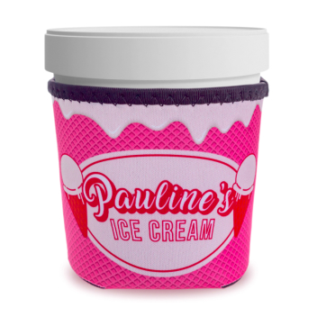 Full Color Neoprene Ice Cream Pint Sleeves