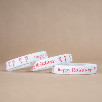 Happy Holidays Wristband