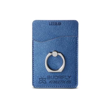 Leeman Shimmer Card Holder With Metal Ring Phone Stand