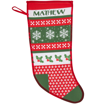 Personalized Name Nordic Christmas Stockings