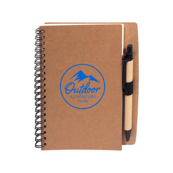 Stone Paper Spiral Notebook With Pen Combo