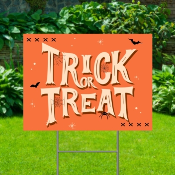 Trick Or Treat Yard Signs