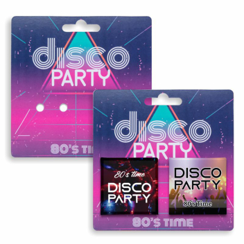 1.5" Square X 2 Button Packs