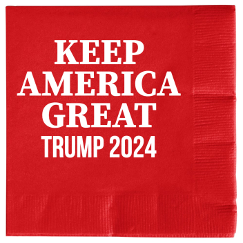 Donald Trump Keep America Great 2024 2ply Economy Beverage Napkins Style 112919