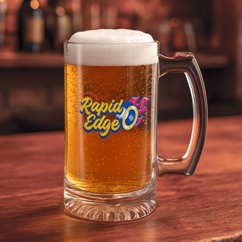 12 Oz Libbey Glass Beer Mug