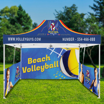 10ft X 15ft Full Color Pop Up Canopy Tents