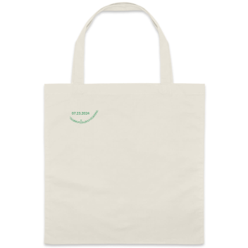 Weddings Amelia Robert 07232024 Custom Everyday Cotton Tote Bags Style 152107