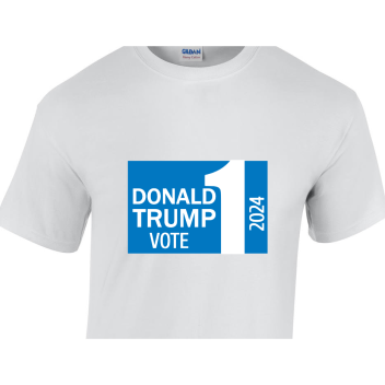 Political Donald Trump Vote 1 2024 Unisex Basic Tee T-shirts Style 111523