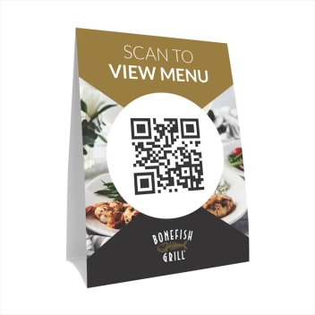Paper Table Tent  (5 Inch X 17 Inch)