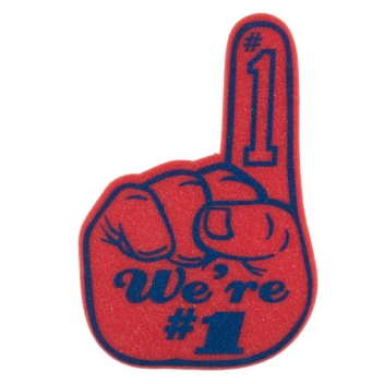 12 Inch Number One Foam Hand Mitt
