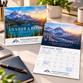 Inspiration Wall Calendar - Stapled