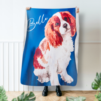 Custom Plush Sherpa Photo Blanket