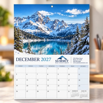 2024 Scenic Wall Calendar
