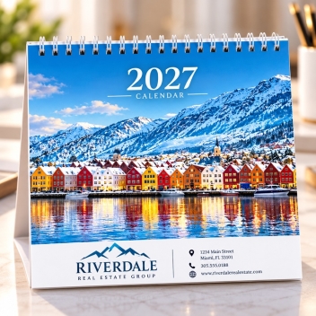 2024 Scenic World Desk Tent Calendar