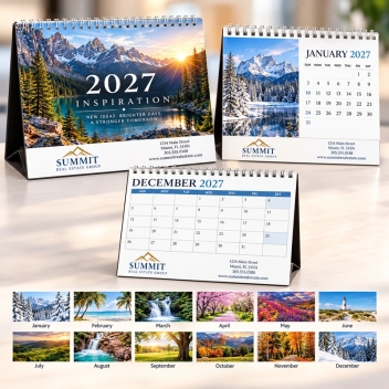 2024 Scenic Desk Tent Calendar