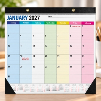 Full Color Desk/wall Calendar