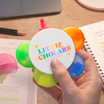 Custom Multi-color Flower Highlighters