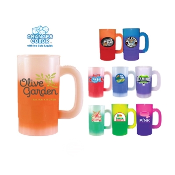 14 Oz. Full Color Digital Color Changing Beer Stein - One Side Printing